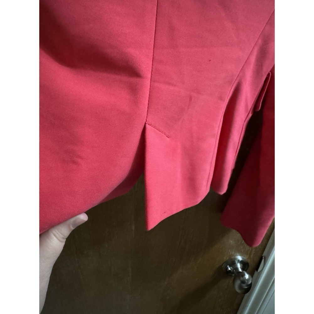 Zara Basic Single Button Blazer Jacket Size XS Fu… - image 8